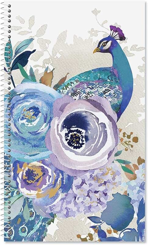 Blue Peacock Password and Pin Keeper Journal