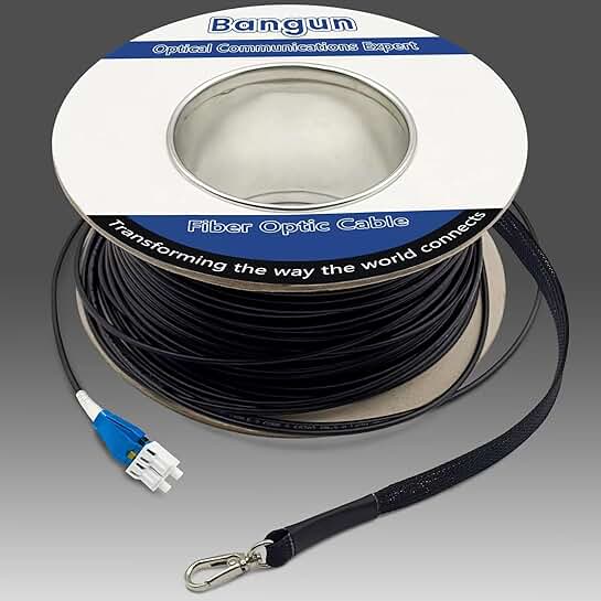 50m Outdoor Armored LC to LC Fiber Patch Cable