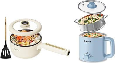 Electric Hot Pot with 1.6L and 2.0L Capacity