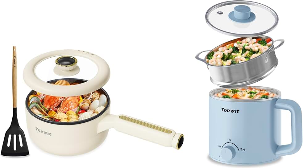 Electric Hot Pot with 1.6L and 2.0L Capacity