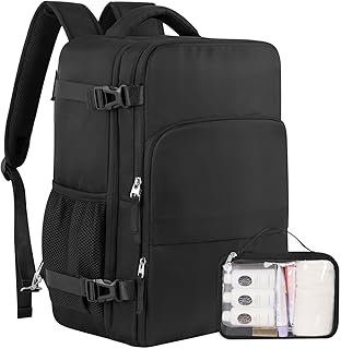 Travel Backpack with Multiple Pockets and Laptop Space