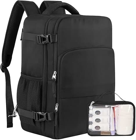 Travel Backpack with Multiple Pockets and Laptop Space