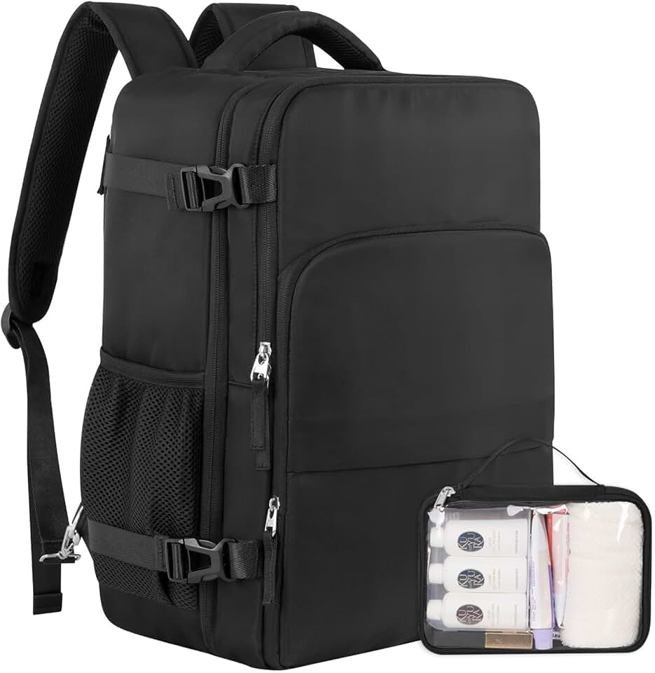 Travel Backpack with Multiple Pockets and Laptop Space