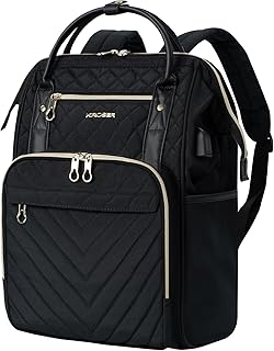 Stylish 17-inch Water-Resistant Laptop Backpack