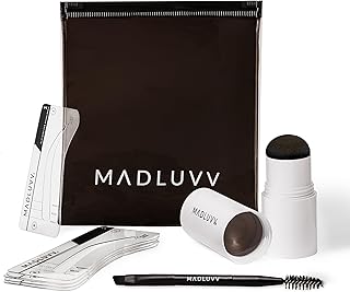 Brow Stamp Kit with Stencils for Natural-Looking Brows