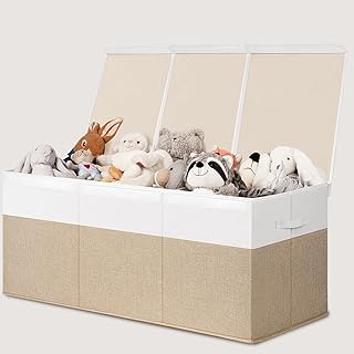 Large Collapsible Toy Storage Box with Lid