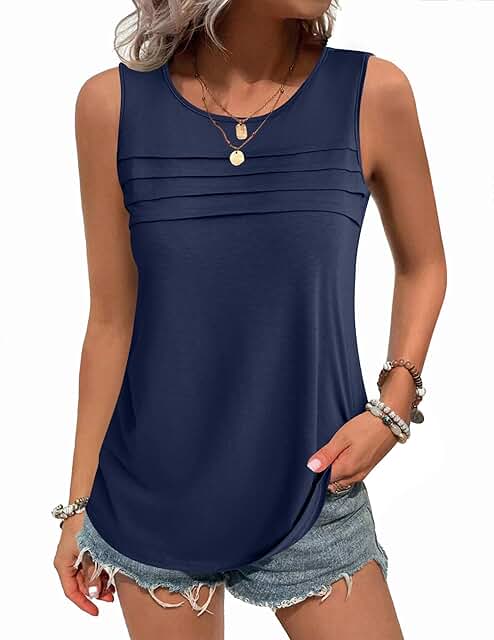Women's Casual Summer Sleeveless Tank Top