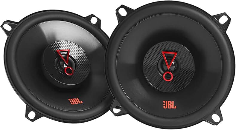 5.25-inch Two-Way Car Audio Speaker in Black