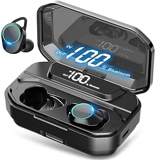 Wireless Earbuds with 160H Playtime and Waterproof Design