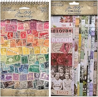 Idea-Ology Sticker Book and Collage Strips Bundle