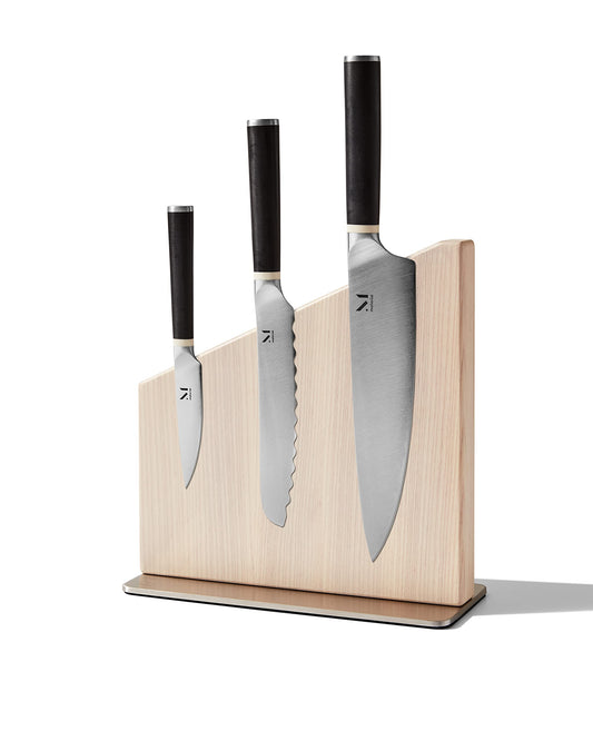 Knife Trio  Stand Almost Black  White Ash)
