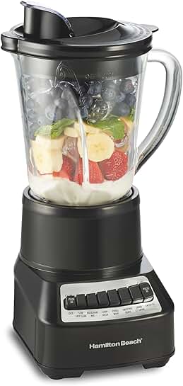 Wave Crusher Blender with 40 oz Glass Jar and 14 Functions