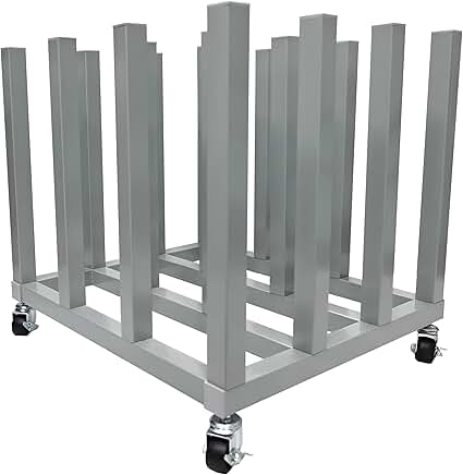 Large Mobile Blueprint Storage Cart for Rolls