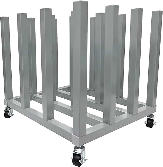 Large Mobile Blueprint Storage Cart for Rolls