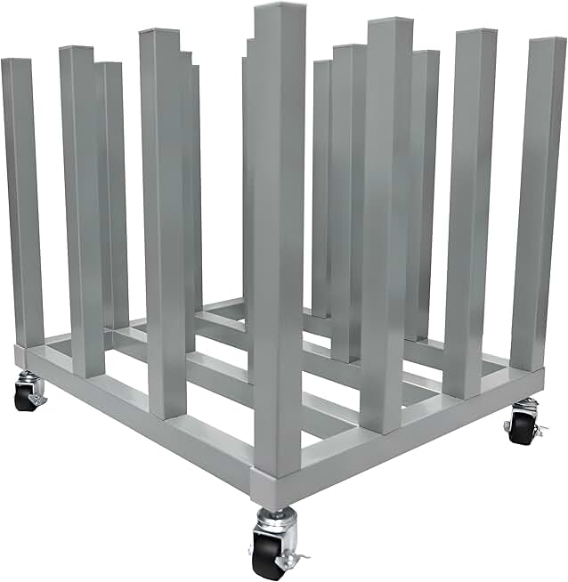 Large Mobile Blueprint Storage Cart for Rolls