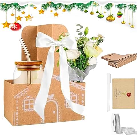 Gingerbread Drink Holder and House Bag Set