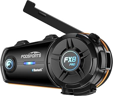 Motorcycle Communication System with Speakers and FM