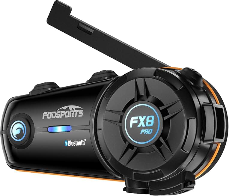 Motorcycle Communication System with Speakers and FM
