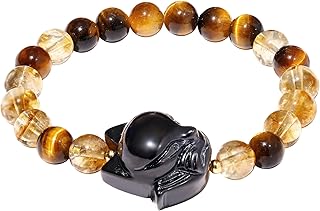Triple Protection Beaded Fox Charm Bracelet for Women