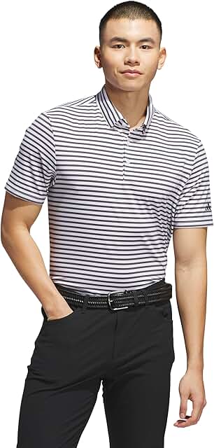 Men's Stripe Polo Shirt
