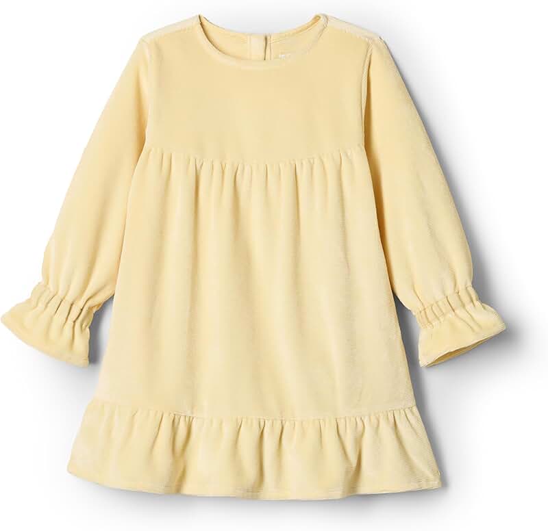 Longsleeve Corduroy Dress for Toddler and Baby Girls