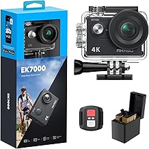 4K Action Camera with Waterproof Case and Remote