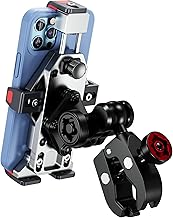 Anti-Theft Aluminum Motorcycle Phone Mount for 4.7-7.2" Phones
