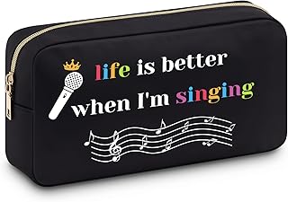 Music Lover Gift Cosmetic Bag for Women