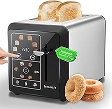 2-Slice Touch Screen Toaster with 6 Browning Levels