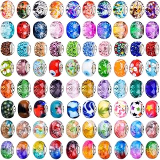 120 Assorted European Craft Beads for Jewelry Making
