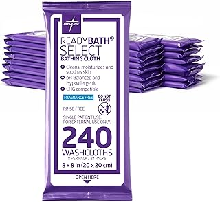 Extra Thick Aloe-Infused Body Wipes, 240 Count