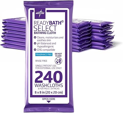 Extra Thick Aloe-Infused Body Wipes, 240 Count