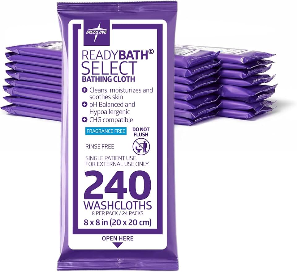 Extra Thick Aloe-Infused Body Wipes, 240 Count