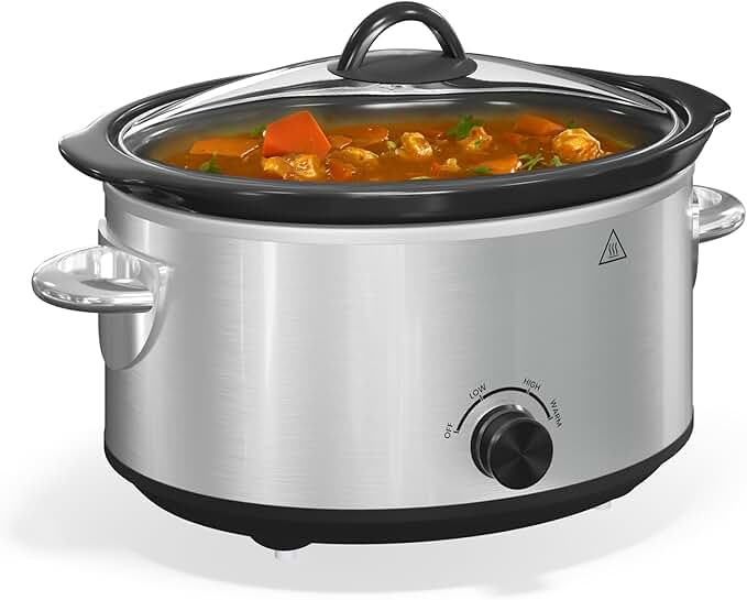 4 Quart Slow Cooker with Removable Ceramic Pot