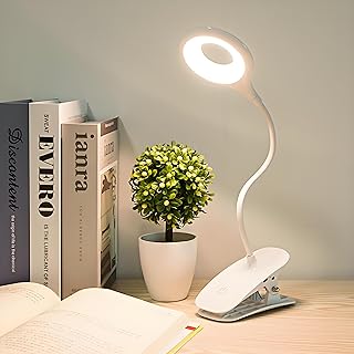 Portable Clip-On Desk and Bedside Reading Light