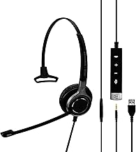 Single-Sided Business USB Headset for PC and Mobile