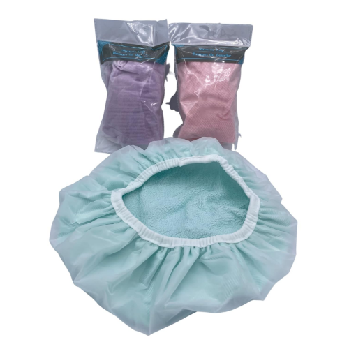 MODAIO-3 Pack, Shower Caps, Double Waterproof Layers Shower Cap, Reusable EVA Hair Caps for Hair Protection