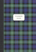 Monthly and Weekly Planner 2025/2026 with Tartan Print