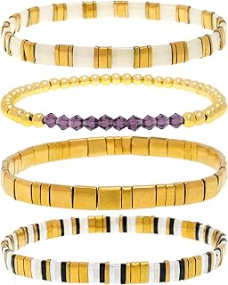 Colorful Miyuki Glass Bead Stack Bracelets for Women