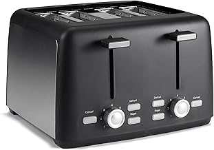 4-Slice Toaster with Wide Slots and Multiple Settings