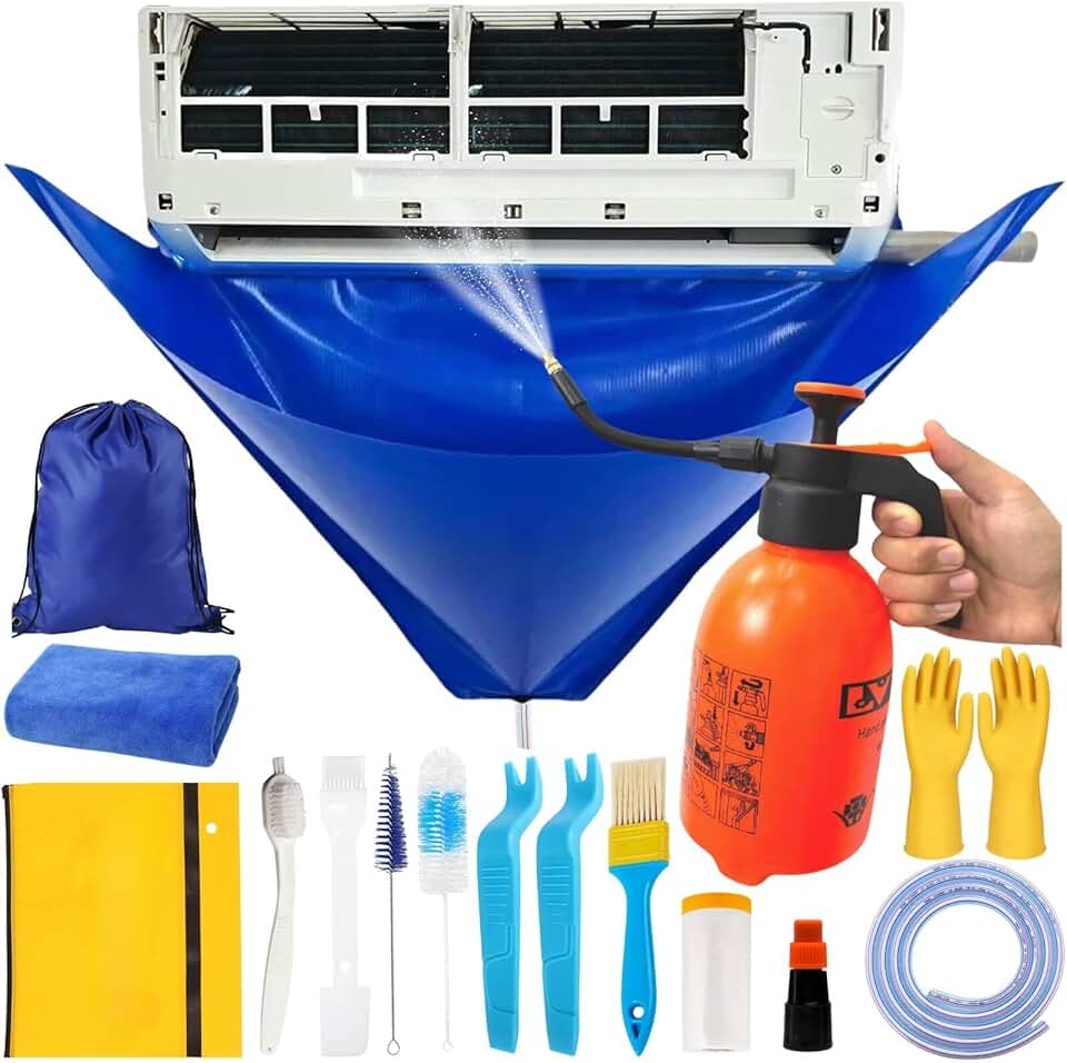 Mini Split Cleaning Kit with Sprayer and Cover