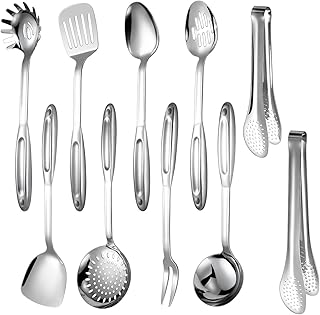 10-Piece Stainless Steel Kitchen Utensil Set