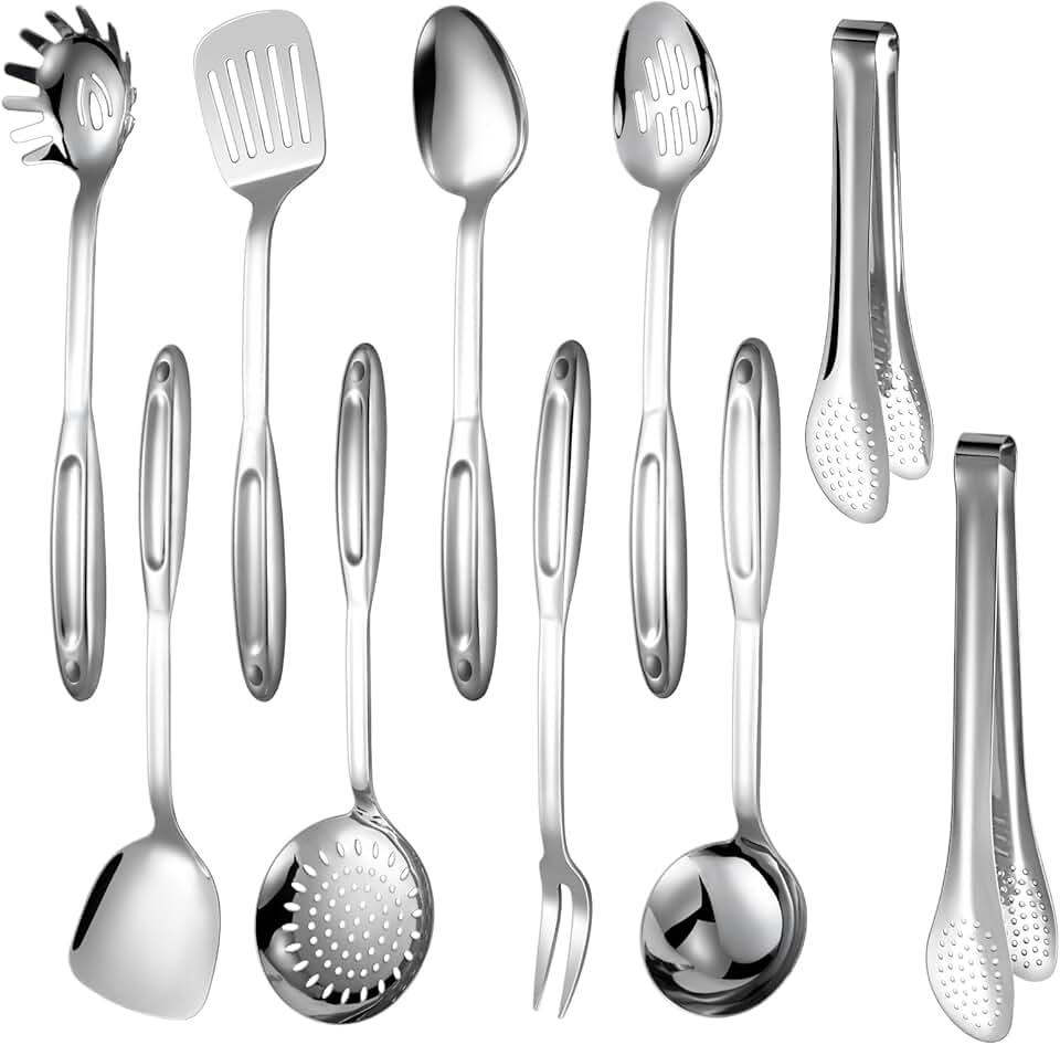10-Piece Stainless Steel Kitchen Utensil Set