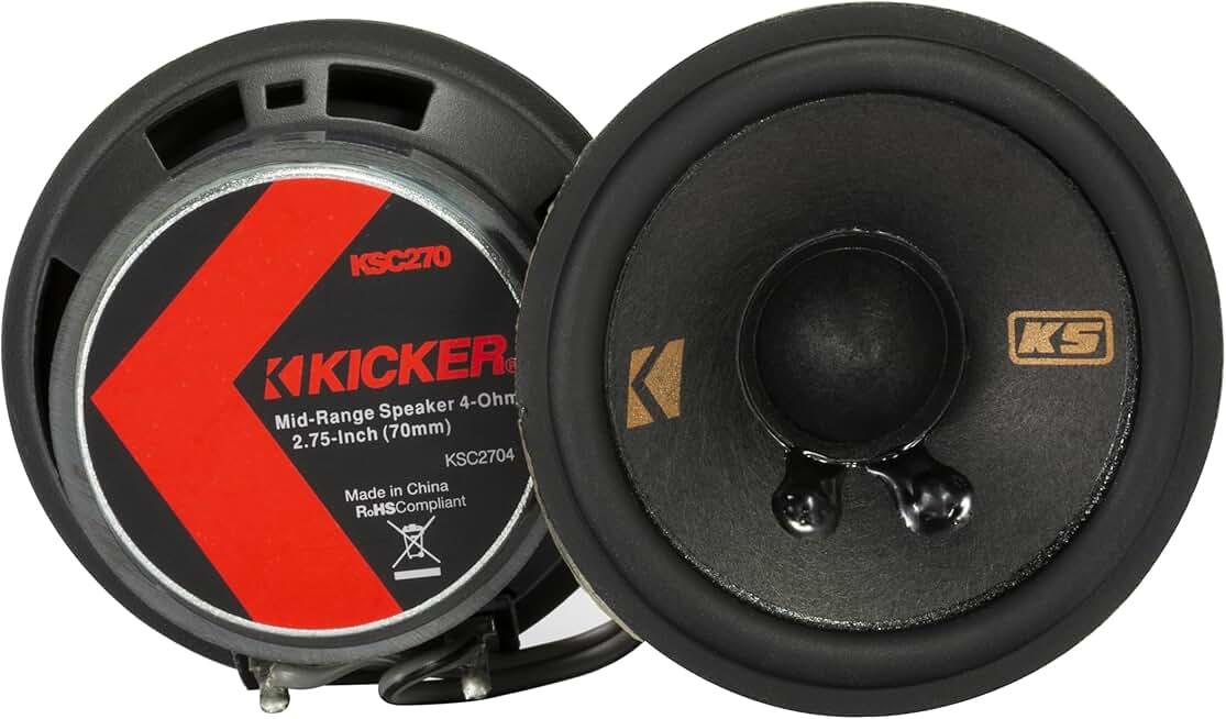 Pair of 2.75-inch 4-ohm midrange speakers