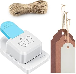 3-in-1 Round Craft Tag Punch for Paper and Scrapbooking
