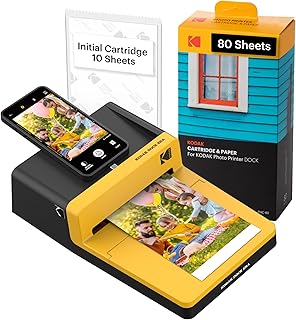 Instant Photo Printer 4x6 Inches 90 Sheets Bundle