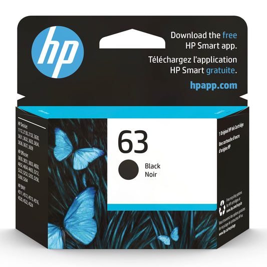 63 Black Ink Cartridge for compatible printers