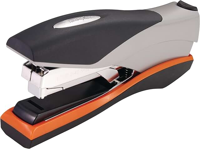 40-Sheet Capacity Metal Stapler with Soft Grip