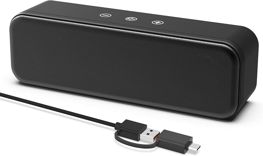 Wired USB Computer Speakers with Deep Bass