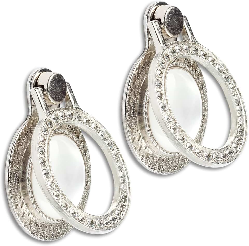 Two Packs of Glitter Gemstone Phone Ring Holders